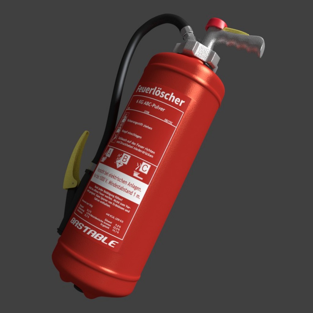 Fire extinguisher with holder preview image 1
